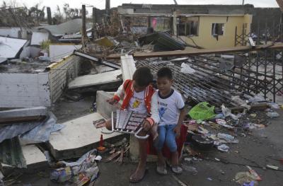 Los huérfanos del Tifón Haiyan doblemente victimas
